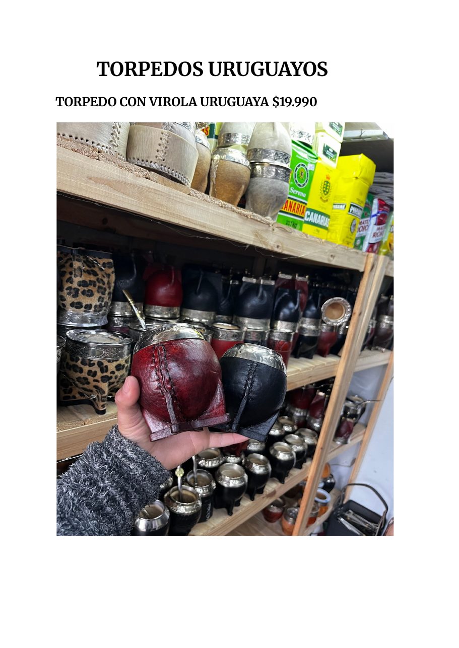 Torpedo con virola uruguaya