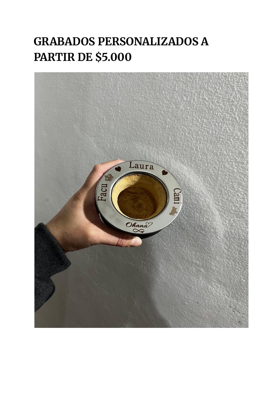 Grabado personalizado